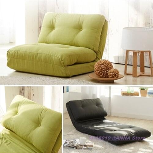 Foldable Sofa Multifunctional Soft Bed Small Apartment LivingRoom Lazy Fabric Detachable Washable Double Dingle Coshion Colorful