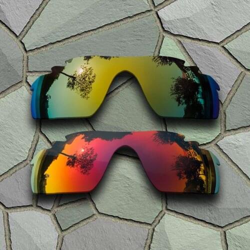 Yellow Golden&Violet Red Sunglasses Polarized Replacement Lenses for Oakley Radarlock Path Vented