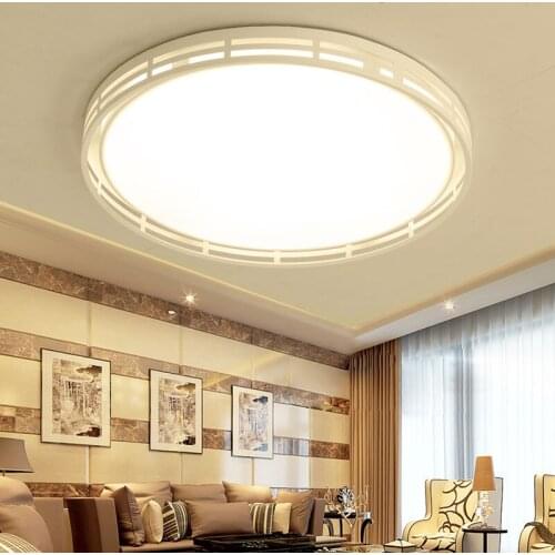 Dimmable Modern Led Ceiling Lamp Round Ceiling Light For Bedroom Kitchen Lamp Indoor AC220V 110V Ceiling lights