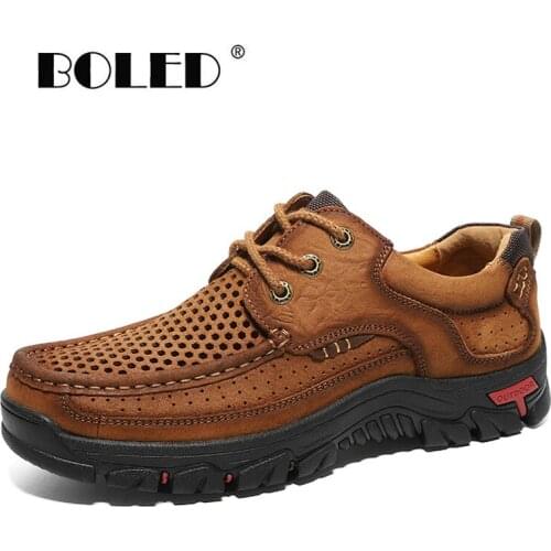 Natural Leather Men Flats Shoes Business Casual Shoes Official Loafers Soft Moccasins Handmade Lace Up Driving Men Shoes
