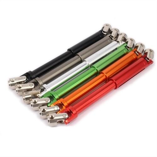 Machined Alloy Aluminum Universal Drive Shaft Dogbone 106-138mm For Rc Car 1/10 Axial Scx10 Upgraded Hop-Up Parts SCX0016