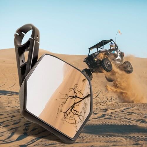 UTV Rear View Racing Center Mirror 1.75" Clamp for Polaris General XP RZR New
