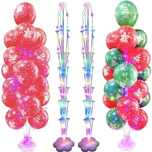 1/2Set Birthday Balloon Holder Column Christmas Balloons Stand Arch Xmas Balloon Birthday Wedding Party Latex Ballons Decoration