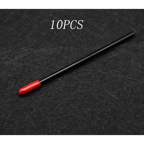 10 piezas 2,4G antena del receptor tubo de protección con protección longitud 90mm OD 3,1mm ID 1,5mm partes para RC Micro Drone