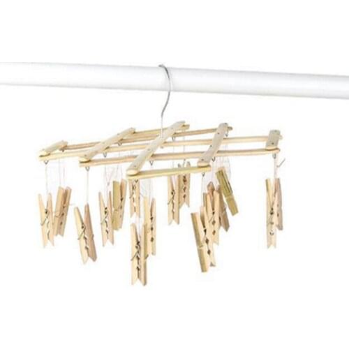 16 clip bamboo pants rack hanger pants clips bamboo clips drying socks inside hangers multi clip bamboo wood drying rack