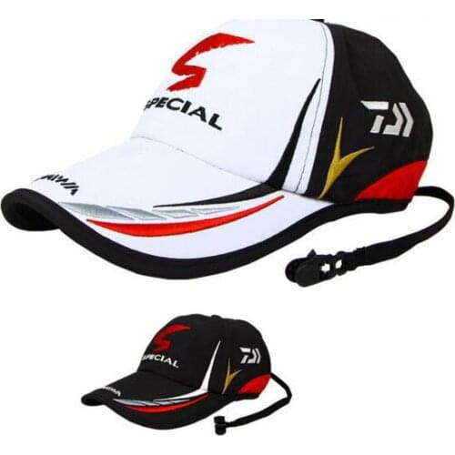 2021 Premium Men Adjustable Fishing Sunscreen Caps Sport Baseball Fishermen Hat Cap Black Special Bucket Hat with Letter Cap