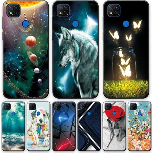 Case For Redmi 9C Cover on Redmi 9C 9 C Silicone TPU Phone Back Cover For Xiaomi Redmi 9C Case For Redmi 9C 6.53" Lovely Cute