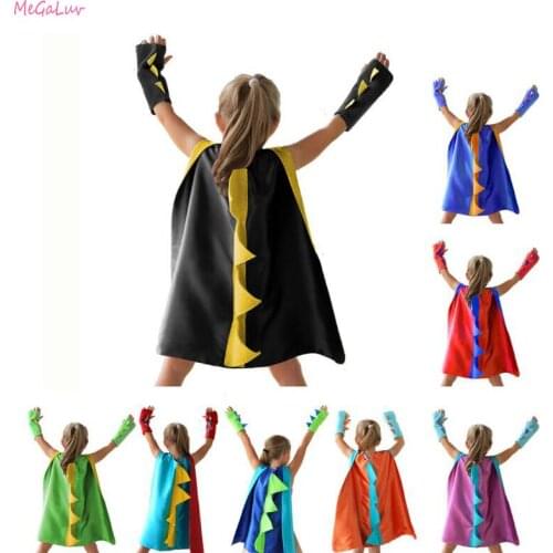 Kids Boy Girl Childrens Dinosaur Cloak Halloween Party Kid Cosplay Costume Birthday Childrens Day Performance Costume
