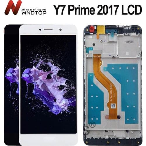 For Huawei Y7 2017 LCD Display Touch Screen Y7 Prime 2017 Display With Frame TRT-L21 LX1 LX2 LX3 replacement Enjoy 7 Plus LCD