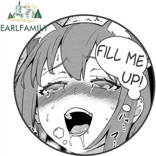EARLFAMILY 13cm x 13cm for Fill Me Up Car Stickers Waterproof Personality Decals Scratch-Proof Vinyl Car Door Protector