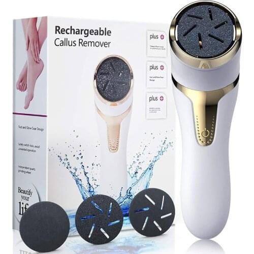 Electric Callus Remover for feet, Rechargeable Foot File Electronic Callus Shaver Professional Pedicure Kit
