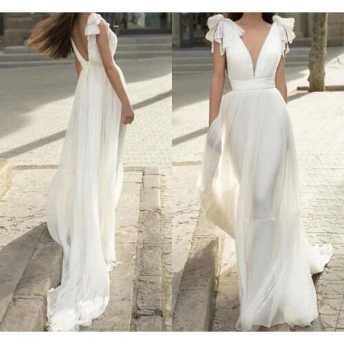 Ensotek Chiffon Wedding Dresses
