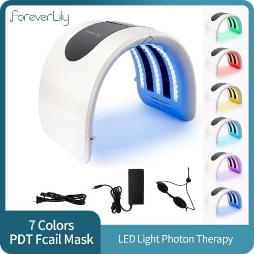 6 Colors PDT Led Mask Facial Light Therapy Skin Rejuvenation Device Spa Acne Remover Anti-Wrinkle Beauty Salon Face Mask