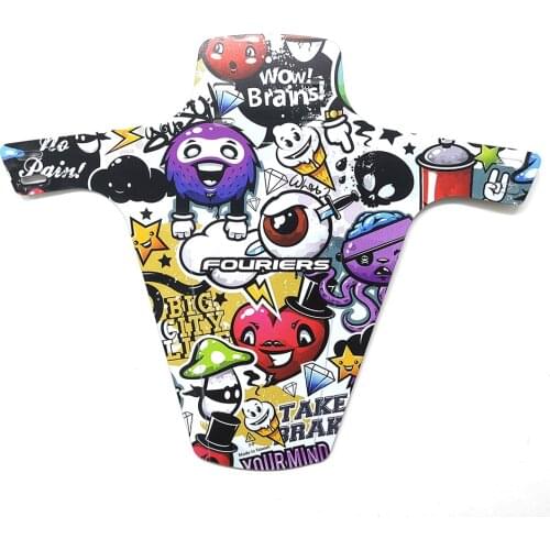 Fouriers AM DH FR Bike Front Fork Fenders or Rear Saddle Rail Fender Mud Guards MTB Mudguard Enduro Mud Guard Bicycle Fenders