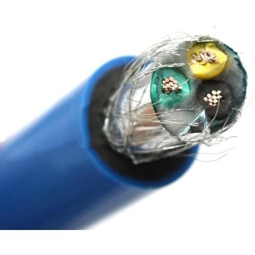 Hi-end Silver Plated EMC Shielded Fine Power Cable for DIY Audi Line