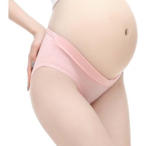 Cotton U-Shaped Low Waist Maternity Underwear Pregnant Women Underwear Maternity Panties Pregnancy Briefs Women Clothes