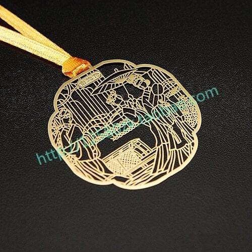 Classical queen empty thread creat metal bookmark