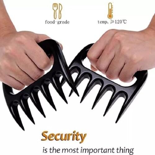 Bear Shape Meat Claws BBQ Accessories Sharp Blade Heat Resistant Pork Shredder Thickened Food Grade ABS
