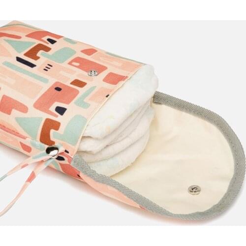 Multifunctional Baby Diaper Organizer Reusable Waterproof Fashion Prints Wet/Dry Bag Mummy Storage Bag Travel Nappy Bag Supplies