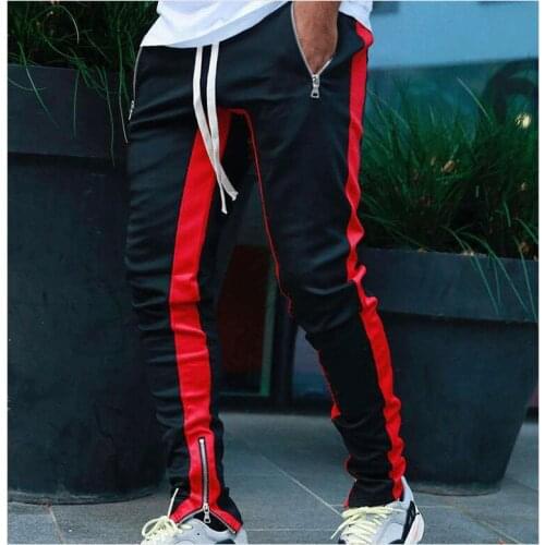 Mens Joggers Casual Pants Fitness Men Sportswear Tracksuit Bottoms Skinny Sweatpants Trousers Navy blue Gyms Jogger Track Pants