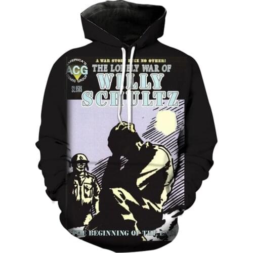 3D letter print hoodie 3D raw hoodie Four seasons mens jacket casual sweatshirt hip hop Long Sleeved streetwear anime