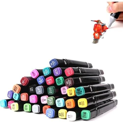 Touch 30/40/60/80 Color Markers Set Manga Drawing Marker Pen Alcohol Based Sketch Twin Brush Felt-Tip Artist Art Painting Supply
