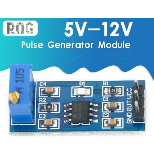 Adjustable Pulse Generator Module 1pc 5V-12V NE555 Frequency New M07 dropship for arduino