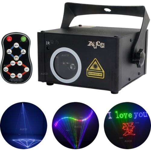 RGB SD Program Card Laser Music Light DMX512 Scan Projector For Home Club DJ Disco Effect Lighting Controller Navidad Luces