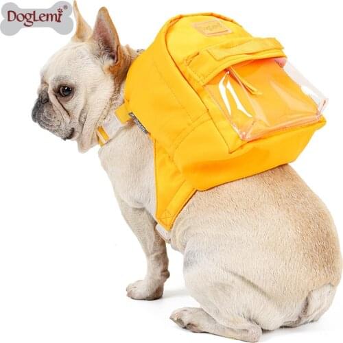 Pet backpack, dog self backpack, fashion cat, puppy chest strap, travel school bag dogs accessoires