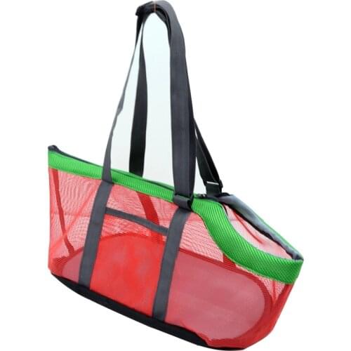 Pet net bag cat and dog travel portable breathable net yarn handbag