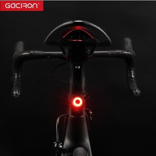 Gaciron Bike Taillight IPX5 Waterproof Riding Rear light LED USB Rechargeable Road Cycling Light Bicycle Light Accessories