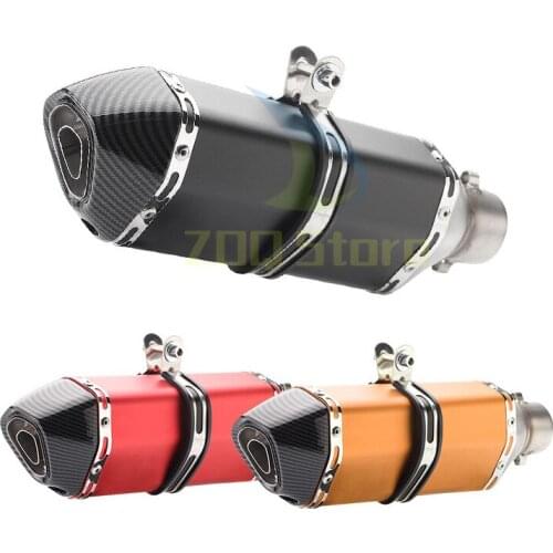 Motorcycle Exhaust System Escape Moto Muffler Pipe Motorcross DB Killer For KTM DUKE 390 NMAX155 MT09 PCX125 Z900 51MM Universal