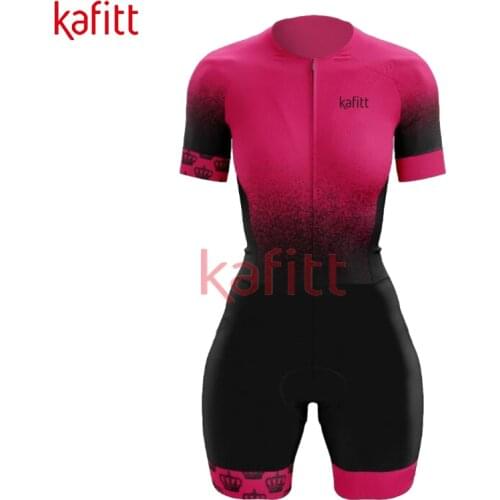 Kafitt Womens Sweatshirt Set Brazil Free Shipping Womens Top Summer New Short Sleeve Cycling Jersey Cycling Jersey Jumpsuit