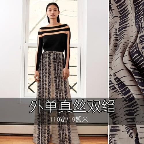 1 Meter 19 Mumi Soft Waxy Sand-washed Silk Crepe De Chine Fabric, y and Smooth Garment Fabric