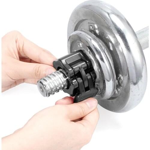 1 Pair 25mm Spinlock Collars Barbell Collar Lock Dumbell Clips Clamp Weight lifting Bar Fitness Body Building Gym Dumbbell