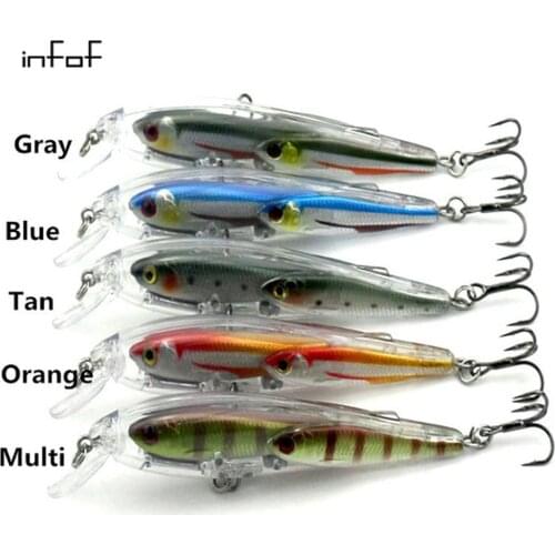 1pcs Fishing Lure Minnow 10.5cm/11g Lifelike Swimbaits Hard Baits Pike Carp Fishing Accessories
