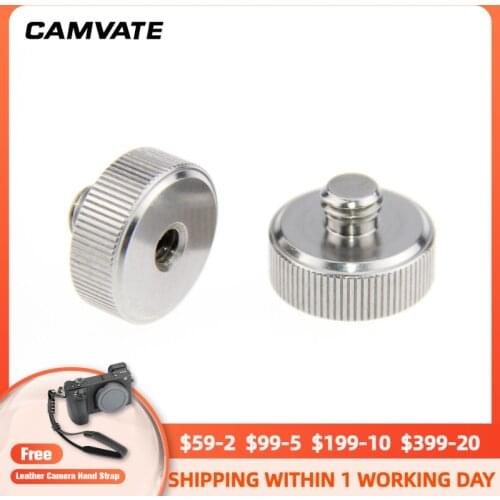 2x Tripod Thread Screw Adapter w/1/4" to 3/8" for DSLR Camera Tripod Monopod Head C1045 camera photography accessories