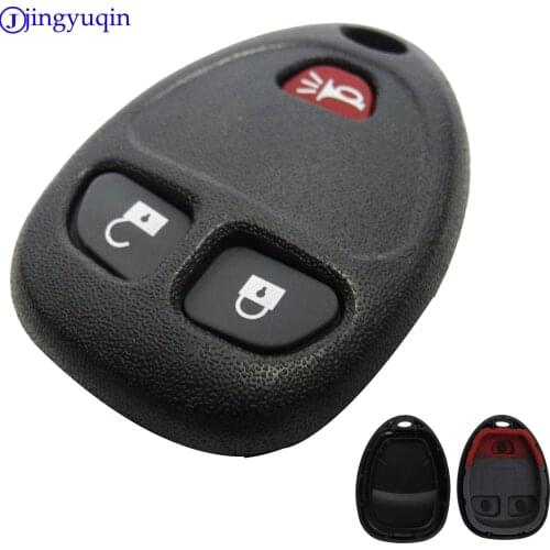 Jingyuqin 10pcs/lot Car Key Shell 2+1 Panic 3 Buttons FOB Remote Case Cover For Buick
