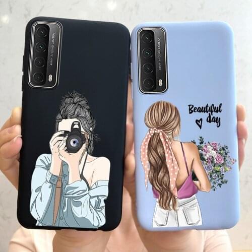 Huawei Y7A 2020 Case 6.67" Sexy Girl Cute Literature And Art Case Cover For Huawei Y7A Y 7a Y7 a HuaweiY7A Bumper Fundas Shell