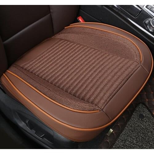 Car Seat Cover,Flax Cushion Seasons Universal Breathable For Most Four-Door Sedan&SUV Ultra-Luxury Car Seat Protection