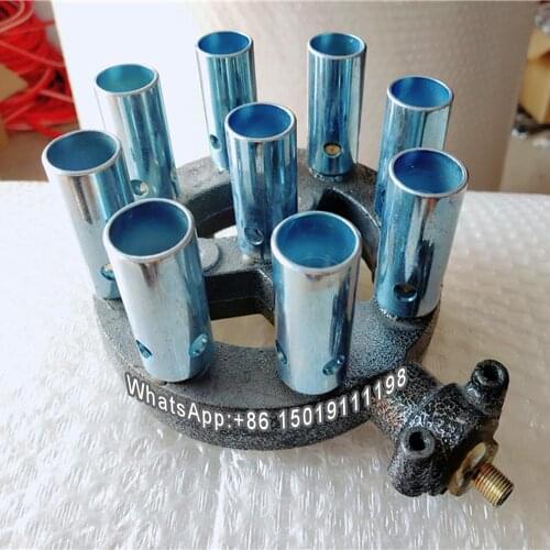 9-hole household gas stove,high pressure fire burner,portable burner,desktop outdoor gas stove,pan burner,barbecue gas stove