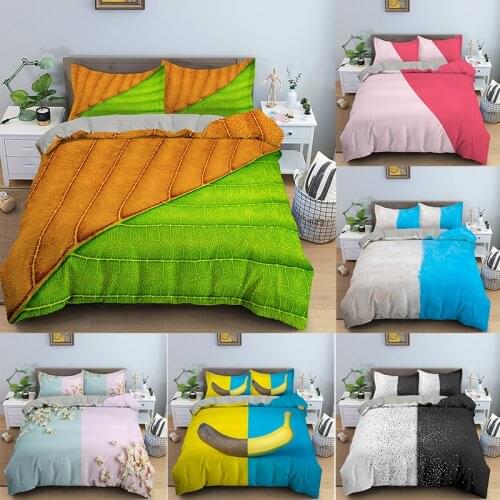 New Fashion 3D Printing Bedding 3pcs Set, US,UK,AU,EU Size Comfortable Duvet Cover Set