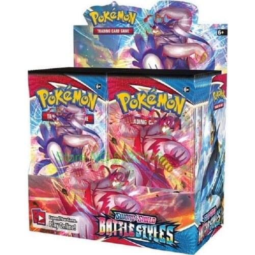 Pokemon Cards Box TCG: Shining Fates Evolutions Sun & Moon Pokemon Booster ex gx vmax card Game Toy Kids Birthday Gift