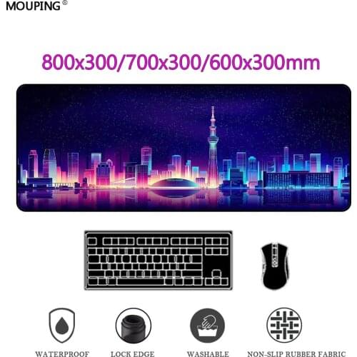 Skyrim Mousepad Mouse Pad Gamer Pink Gaming Accessories Desk Table Deskmat Rubber Non-slip Mat 800x300 70x30 Carpet DropShipping