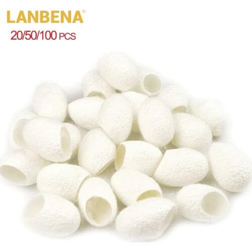 LANBENA Natural Silkworm Cocoons Ball Face Care Whitening Facial Cleanser Exfoliating Scrub Purifying Acne Anti Aging Beauty