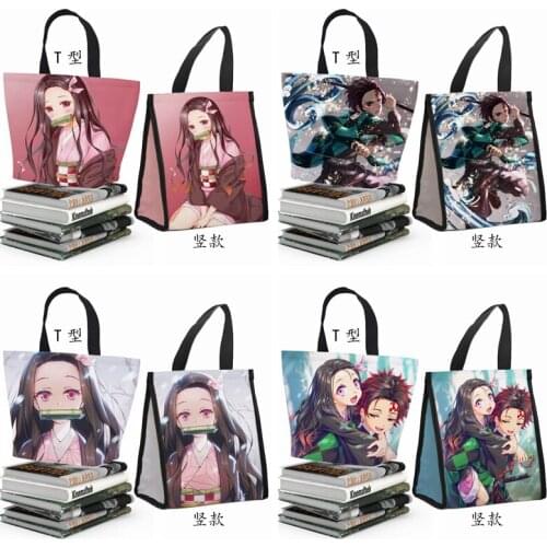 LISM Kimetsu no Yaiba 3Style Fashion Customized Lunch Bags Cartoon Warm Storage bag Portable Women Girls Unisex