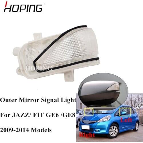 Hoping Left/Right Rearview Outer mirror turn signal light For HONDA FIT JAZZ 2009 2010 2011 2012 2013 2014 For INSIGHT 2013-2014