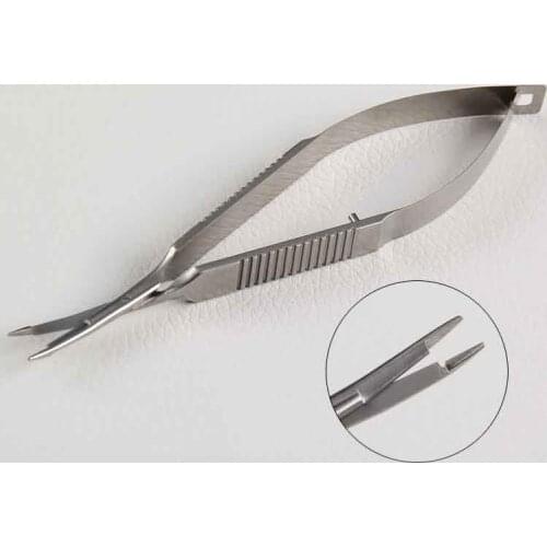 Ophthalmic instrument surgery plus needle device 12.5cm round handle with scissors