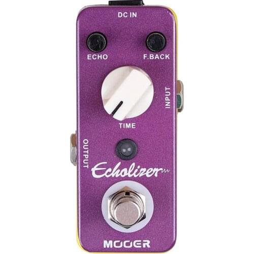 MOOER Echolizer Delay Guitar Pedal True Bypass Full Metal Shell MDL3 Guitar Effect Pedal Guitar Accessories