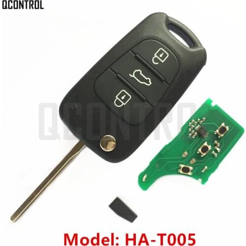 QCONTROL Car Remote Key Suit for HYUNDAI CE0678 HA-T005 Transmitter ASSY 433-EU-TP 433MHz ID46 Chip CMIIT
